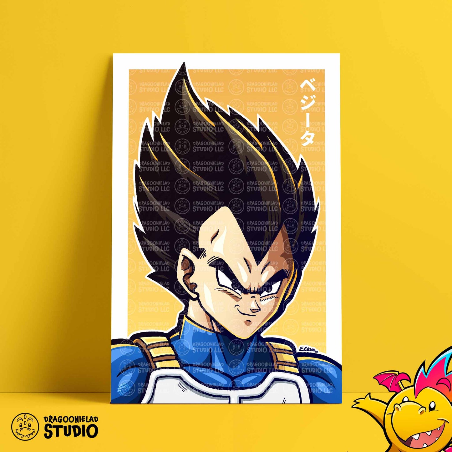 The Prince Of All Saiyans - Art Print