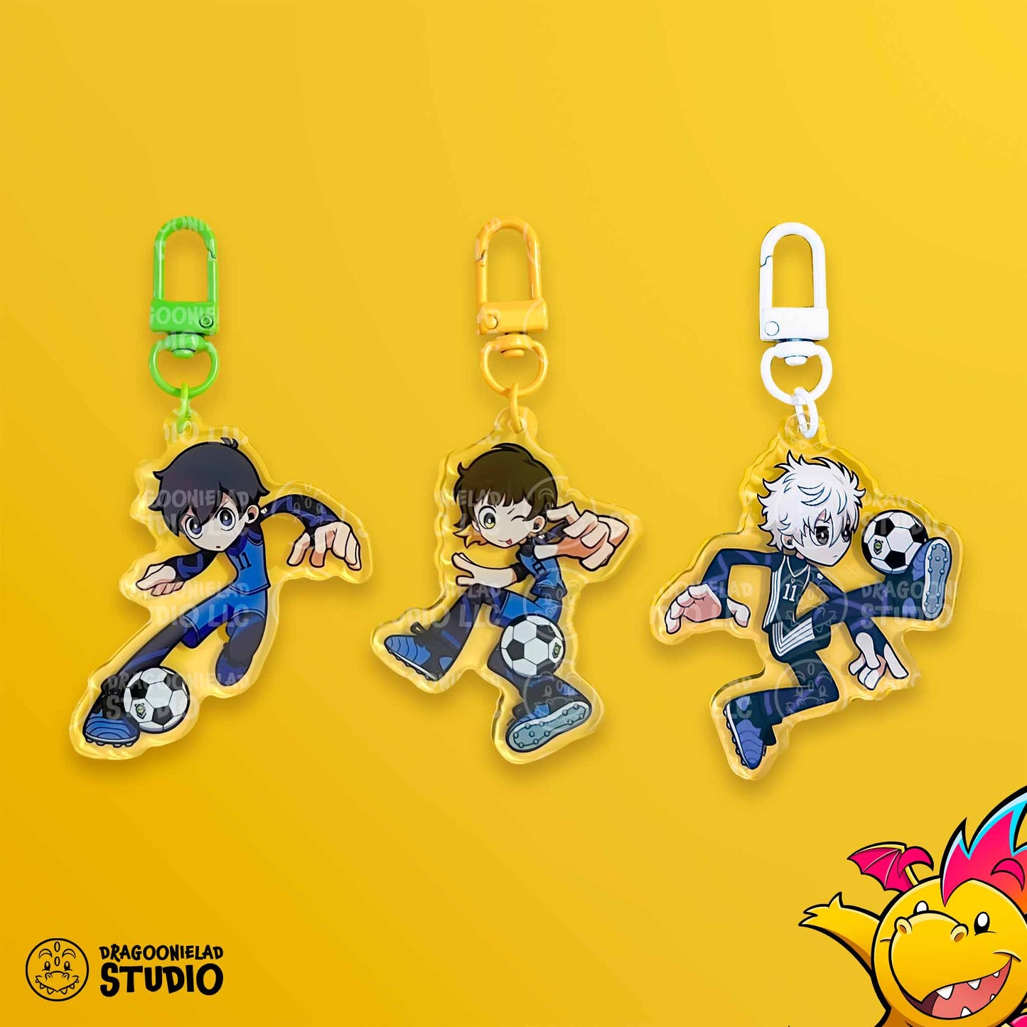 Japan's Best Striker - Tactica Blue Lock Keychain/Charms