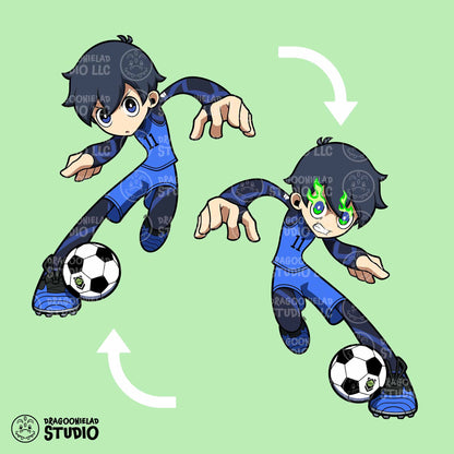 Japan's Best Striker - MINI Tactoonies Blue Lock Acrylic Standees