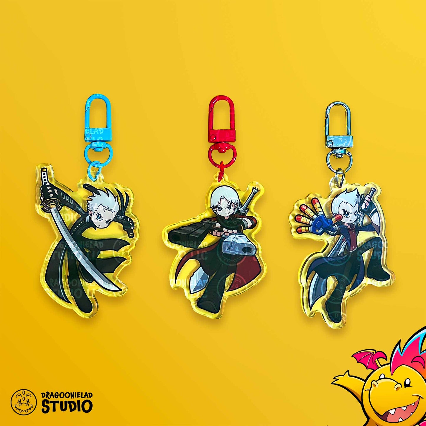 Demon Hunters For Hire - Tactica Devil May Cry Keychains/Charms