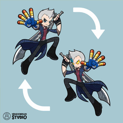 Demon Hunters For Hire - MINI Tactica Devil May Cry Acrylic Standees