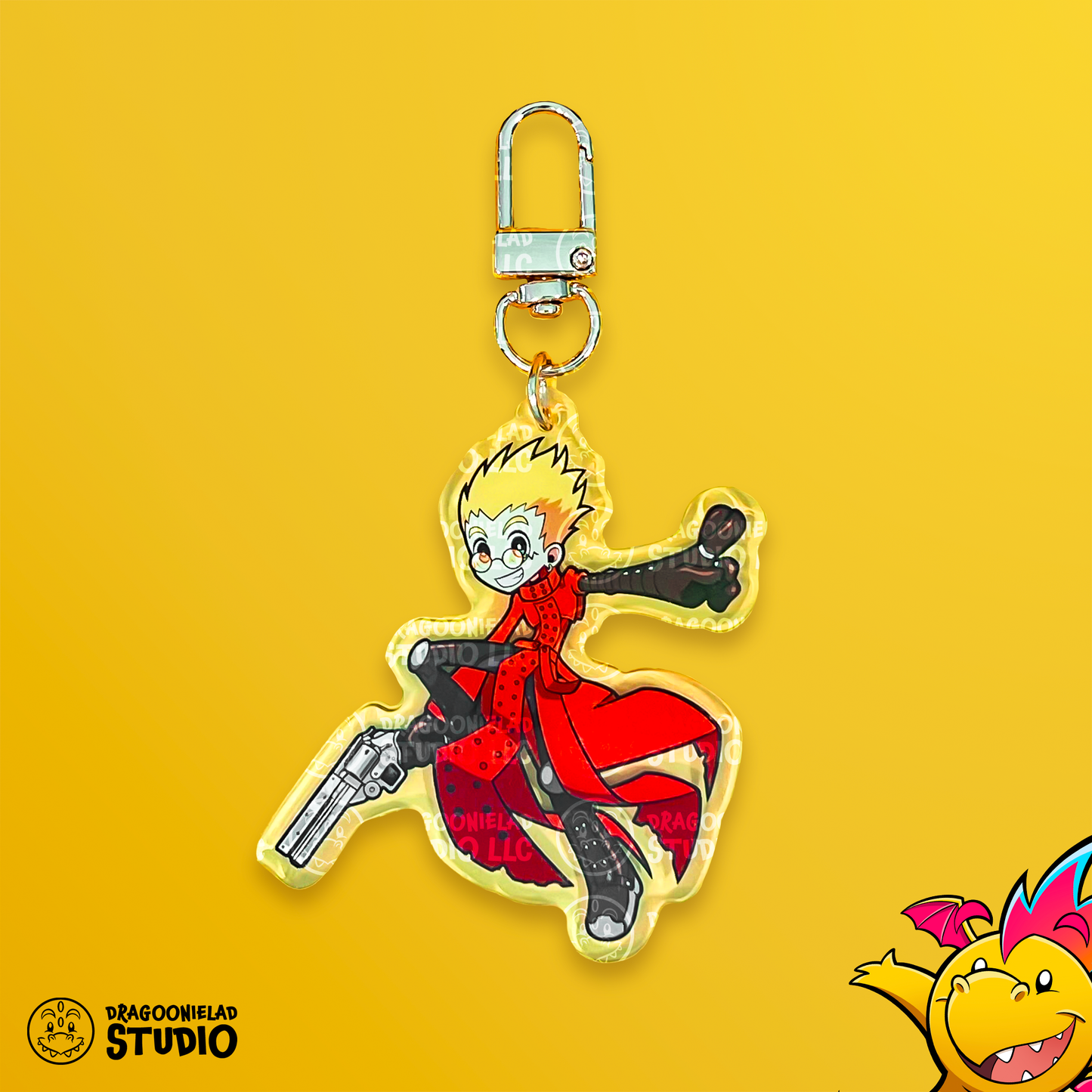 The Humanoid Typhoon - Tactica Trigun Keychain/Charm