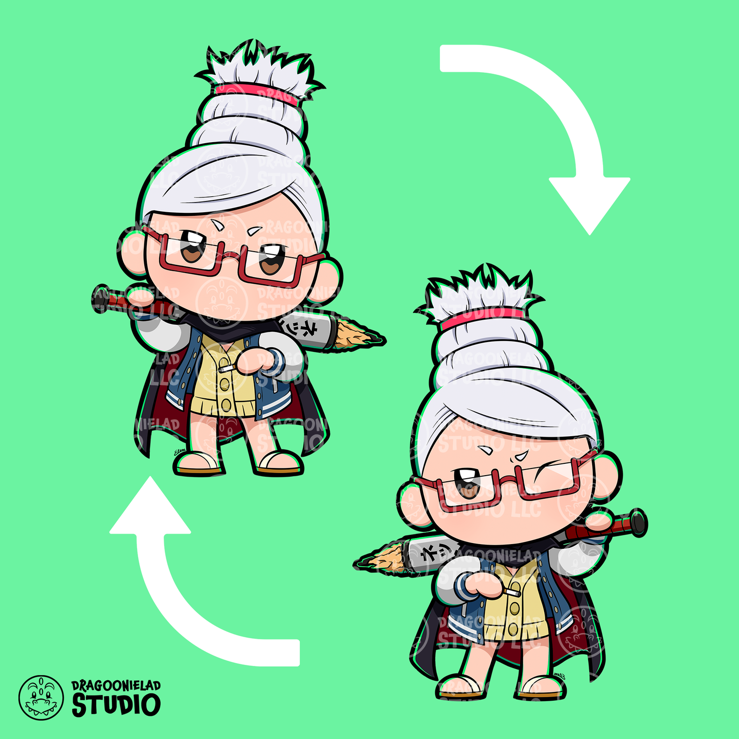 Supernatural Squad - Super Chibs DanDaDan Acrylic Standees