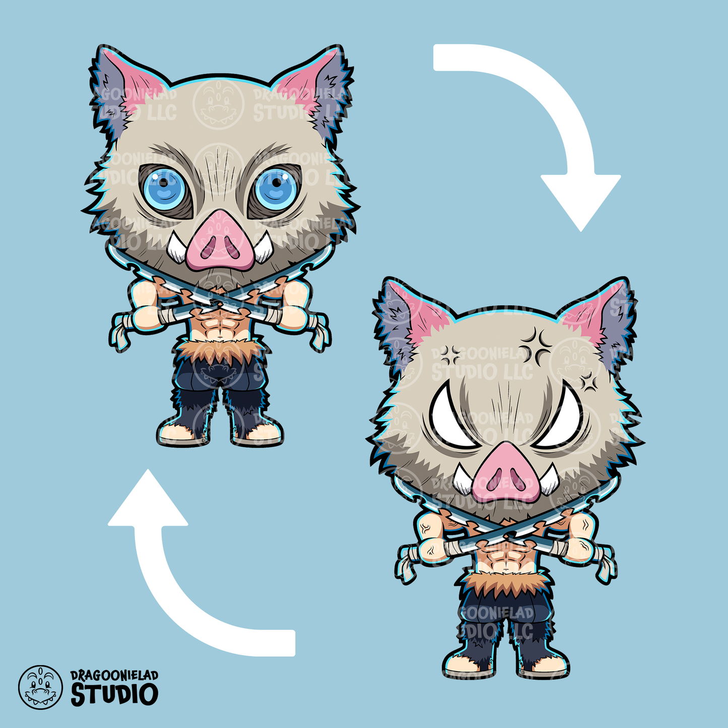 Taisho Era Demon Hunters - Super Chibs Demon Slayer Acrylic Standees