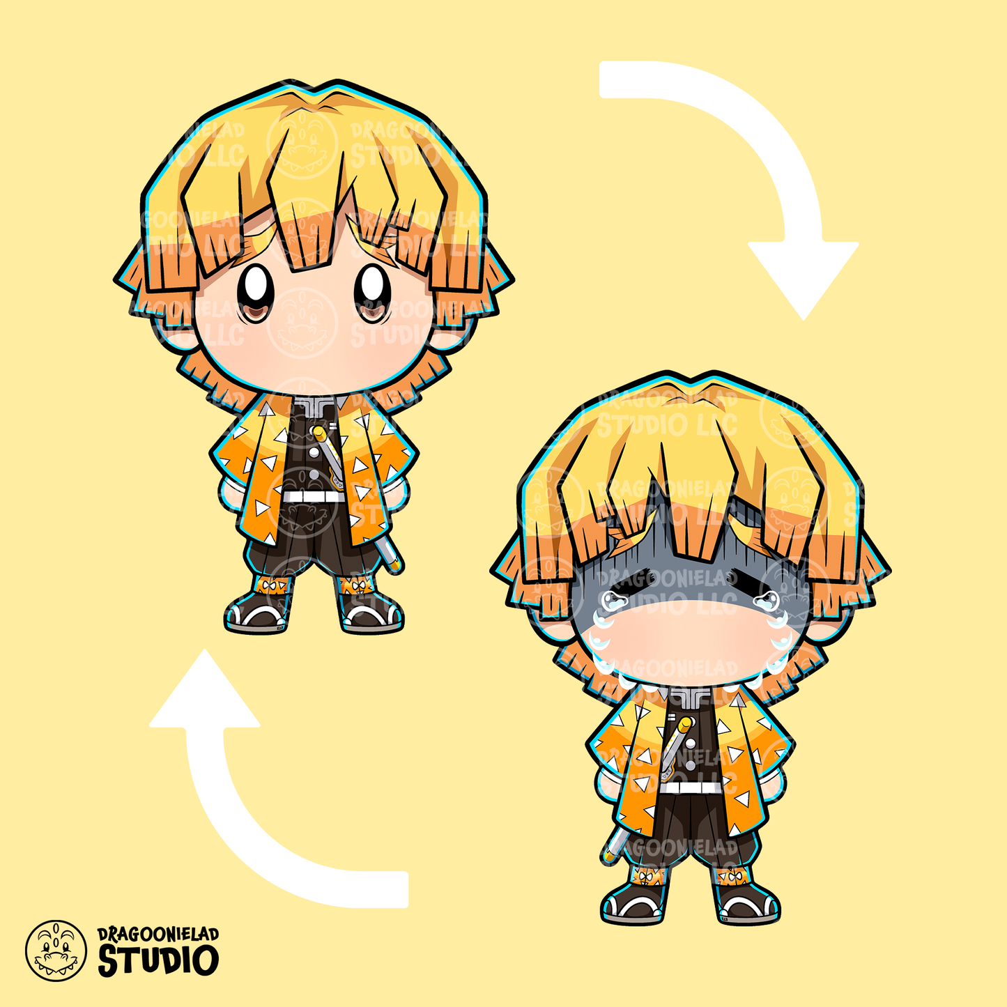 Taisho Era Demon Hunters - Super Chibs Demon Slayer Acrylic Standees