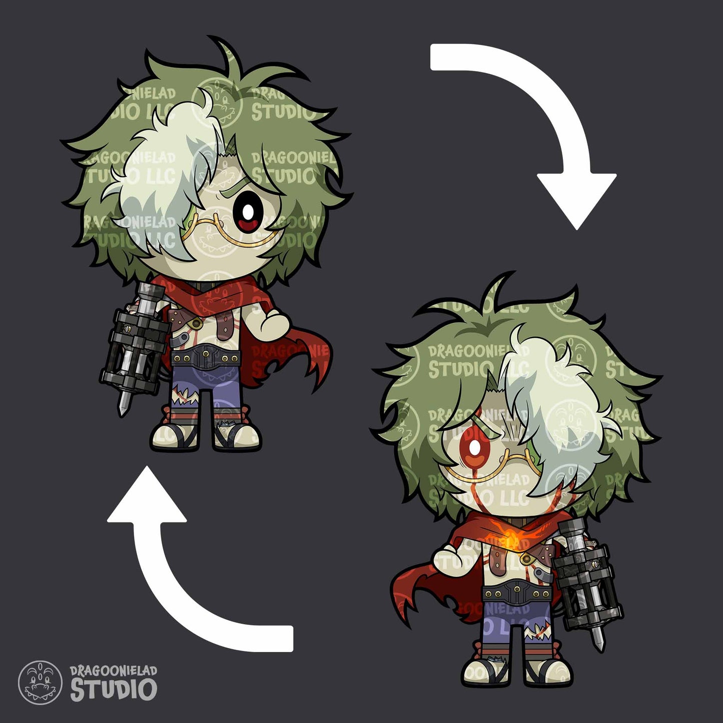 Koutetsujou Passengers - MINI Chibi Kabaneri Acrylic Standees