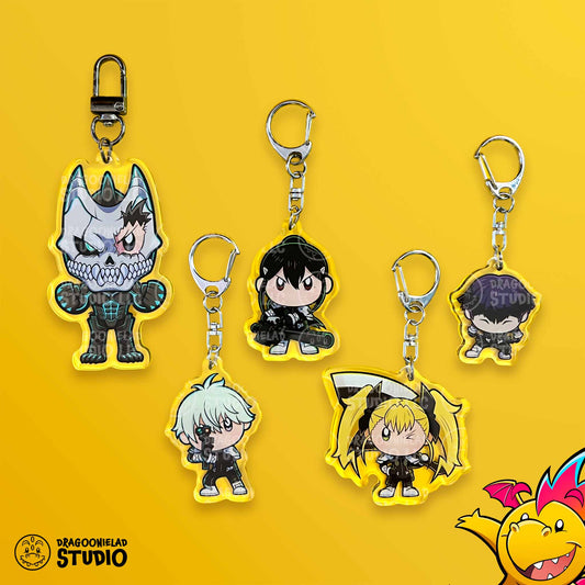 Kaiju Comrades - Super Chibs Kaiju No. 8 Charms