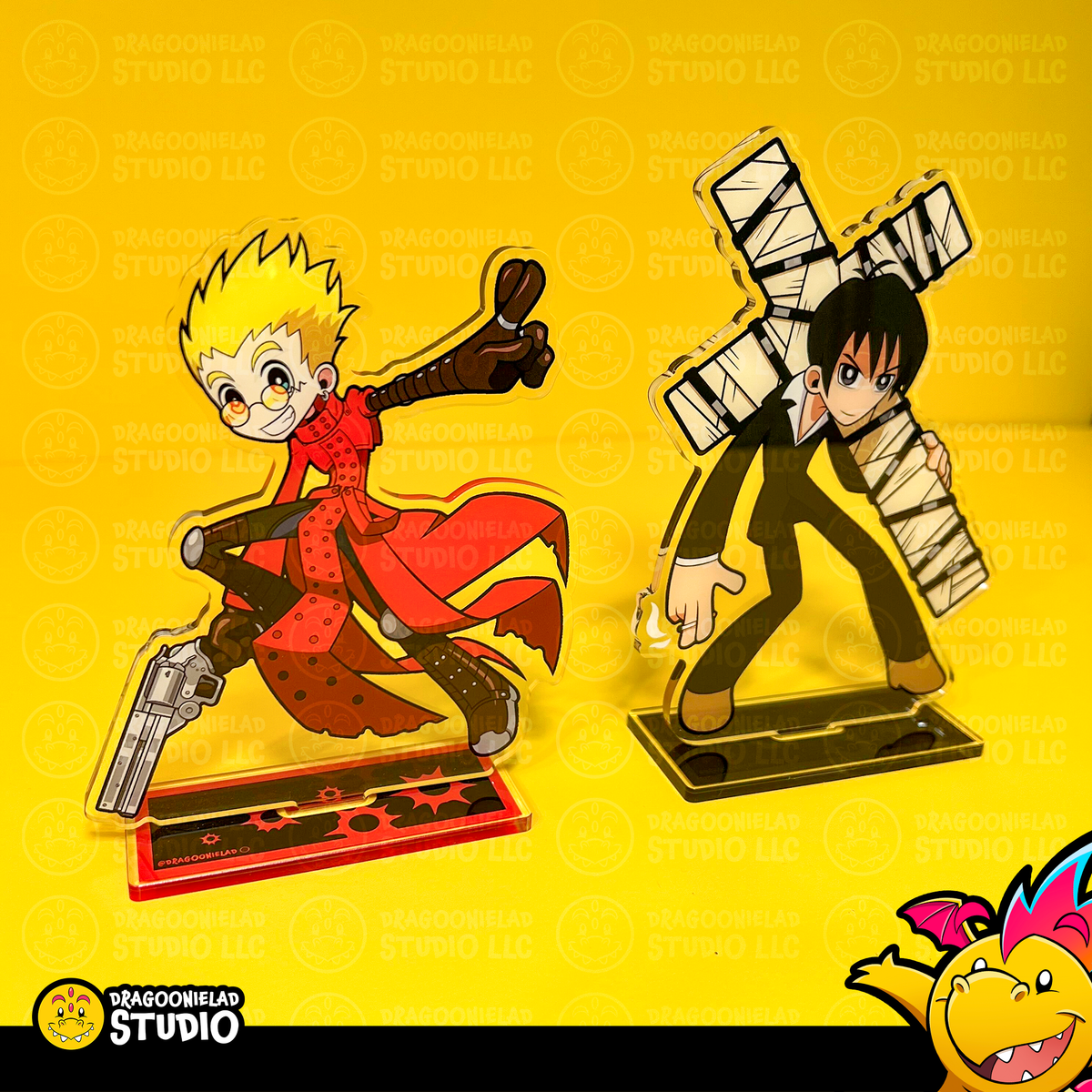 The Humanoid Typhoon - Tactoonies Trigun Acrylic Standee