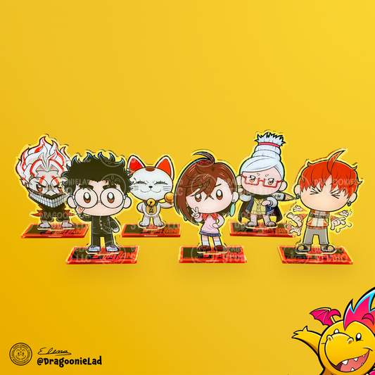 Supernatural Squad - Super Chibs DanDaDan Acrylic Standees