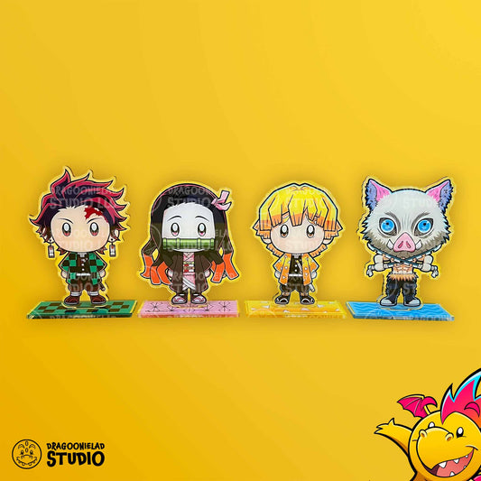 Taisho Era Demon Hunters - Super Chibs Demon Slayer Acrylic Standees