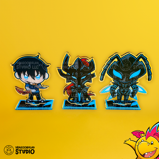 Shadow Monarch & His Legions - Super Chibs Solo Leveling Acrylic Standees