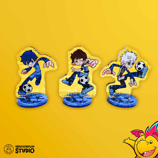 Japan's Best Striker - MINI Tactica Blue Lock Acrylic Standees