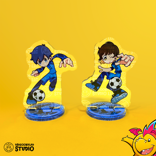Japan's Best Striker - MINI Tactica Blue Lock Acrylic Standees