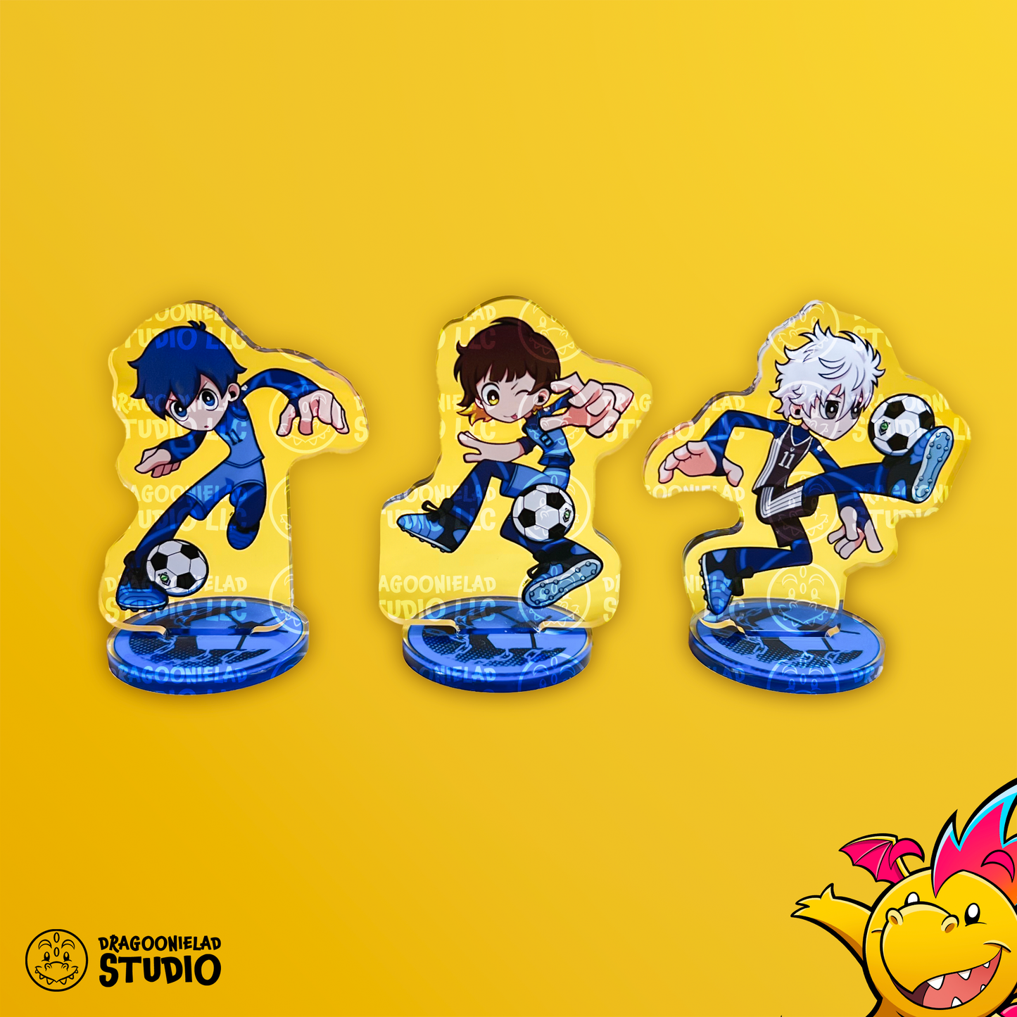 Japan's Best Striker - MINI Tactica Blue Lock Acrylic Standees