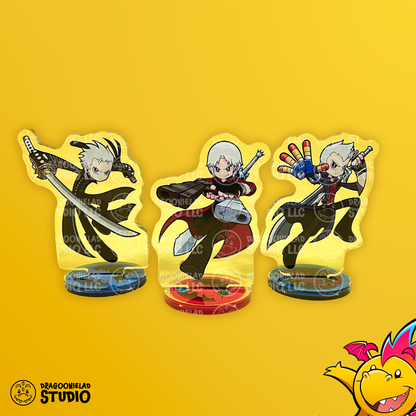 Demon Hunters For Hire - MINI Tactica Devil May Cry Acrylic Standees