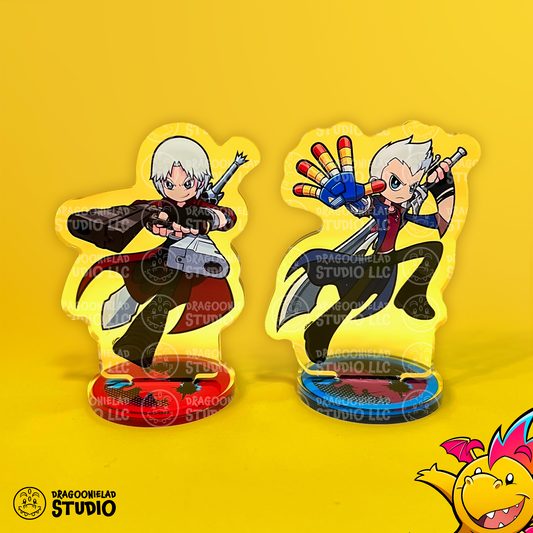 Demon Hunters For Hire - MINI Tactica Devil May Cry Acrylic Standees