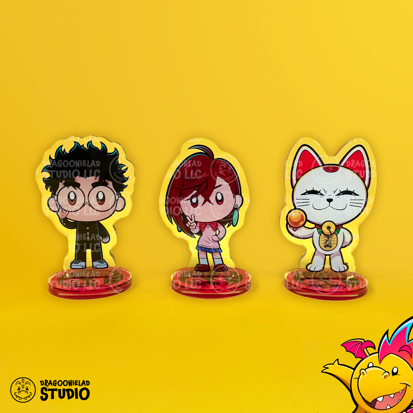 Supernatural Squad - MINI Super Chibs DanDaDan Acrylic Standees