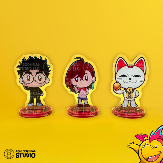 Supernatural Squad - MINI Super Chibs DanDaDan Acrylic Standees