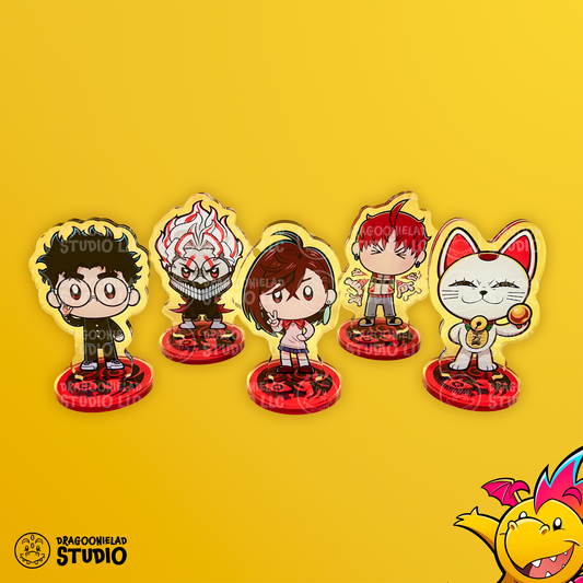 Supernatural Squad - MINI Super Chibs DanDaDan Acrylic Standees