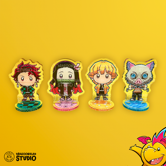 Taisho Era Demon Hunters - MINI Super Chibs Demon Slayer Acrylic Standees