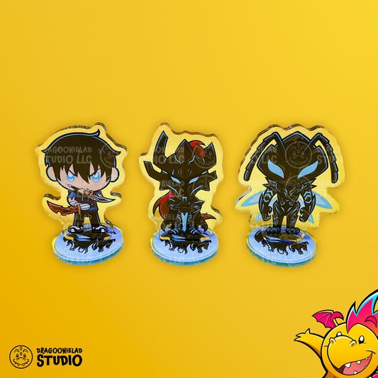 Shadow Monarch & His Legions - MINI Super Chibs Solo Leveling Acrylic Standees