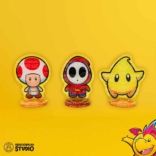Super Kingdoms' Residents - MINI Super Chibs Super Mario Acrylic Standees