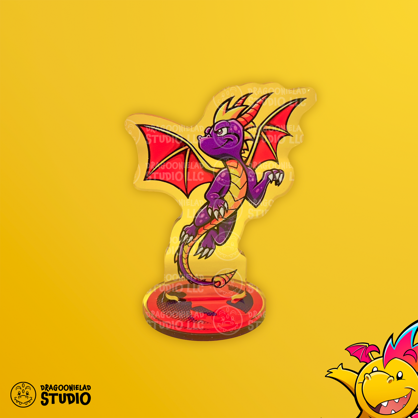 The Purple Dragon - MINI Spyro Acrylic Standee