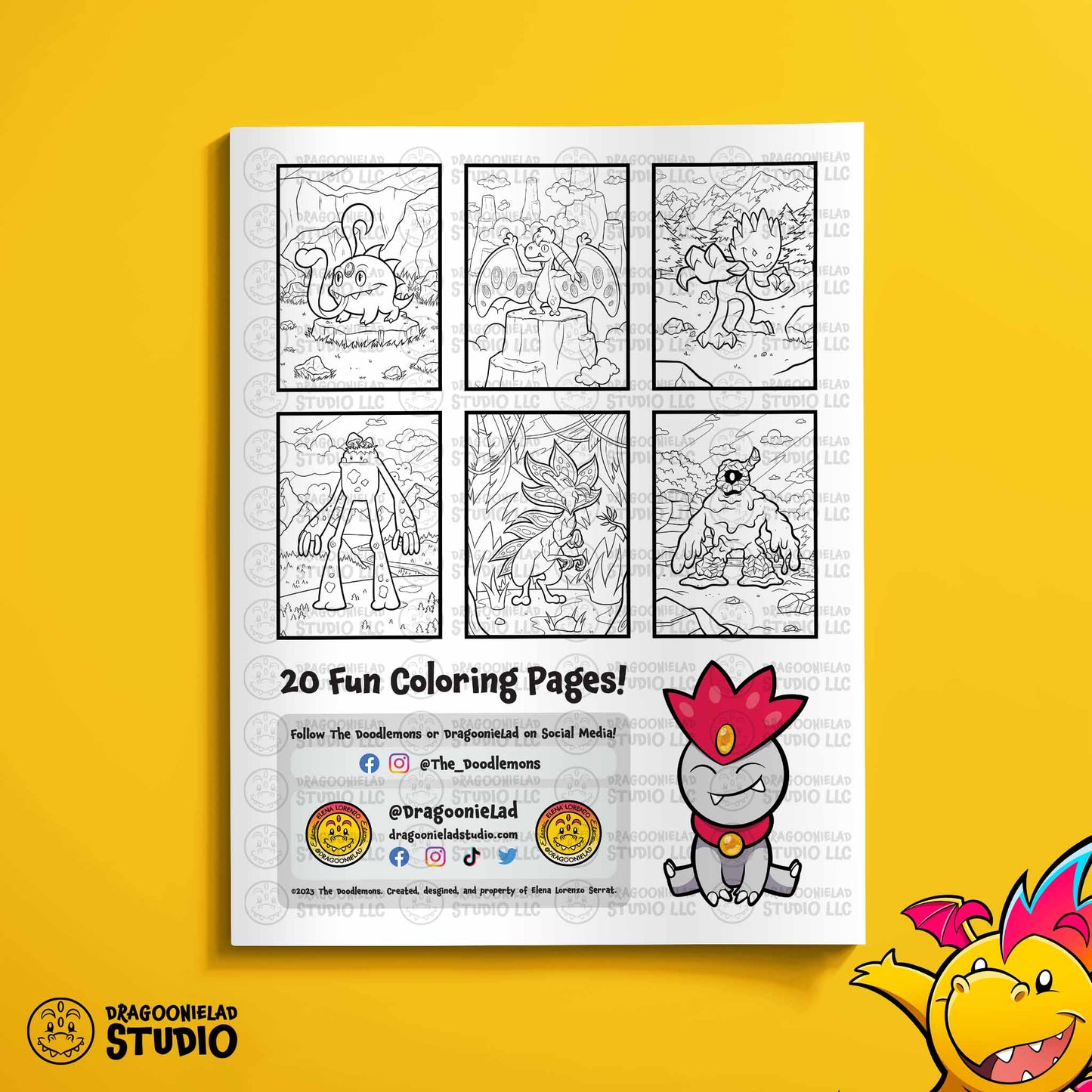 The Doodlemons: Coloring Book Vol. 1