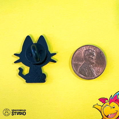 Kuroneko Cat - Soft Enamel Pin